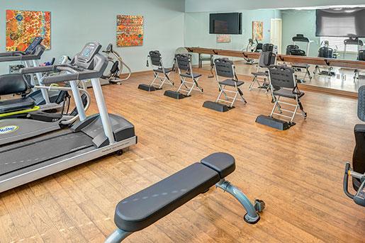 small size - work out room/gym at The Delaney at Georgetown