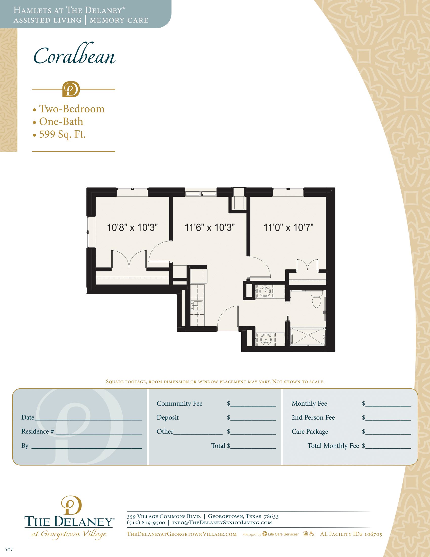 Senior Living Floor Plans & Pricing The Delaney at